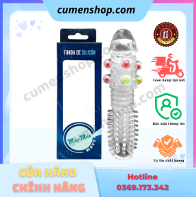 Bao cao su đôn dên silicone Bi Gai tăng kích thước chính hãng